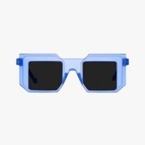 NWT Vava BL0010-CRISBL-Mat BLK SIL Crystal Blue Matte/Black/Silver / Sunglasses